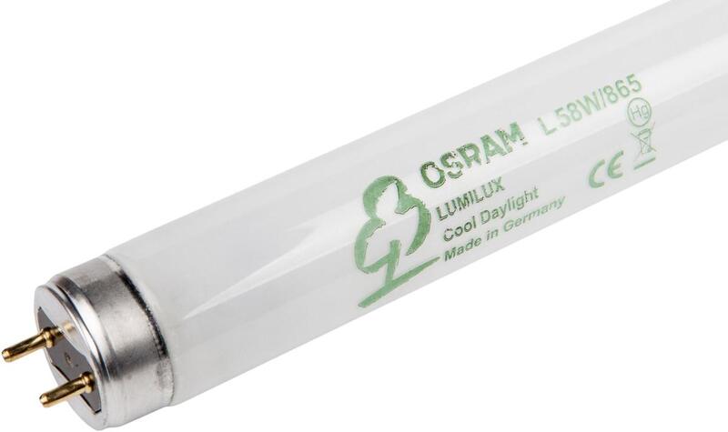 Osram Lumilux T8 Lampe Cool Daylight L 58 W/865 Licht dimmbar SIEHE TEXT/FOTO - 4050300517940