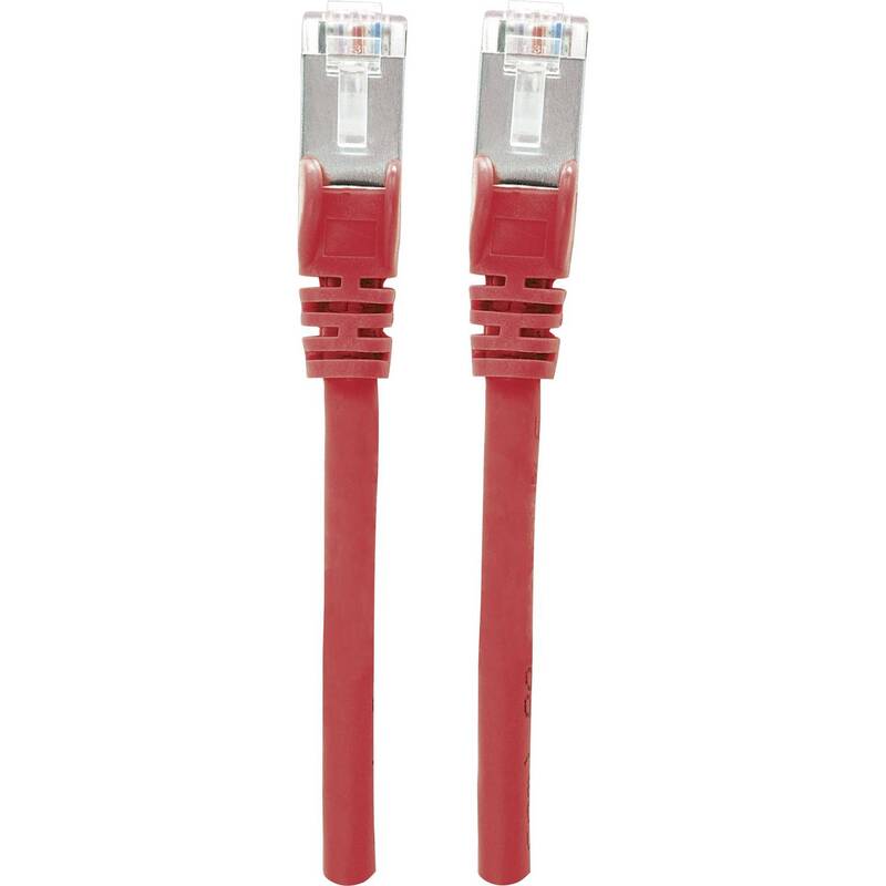 Intellinet RJ45 Patchkabel CAT 6a S/FTP 20m Netzwerk Kabel halogenfrei rot 1 St. - 0766623737098