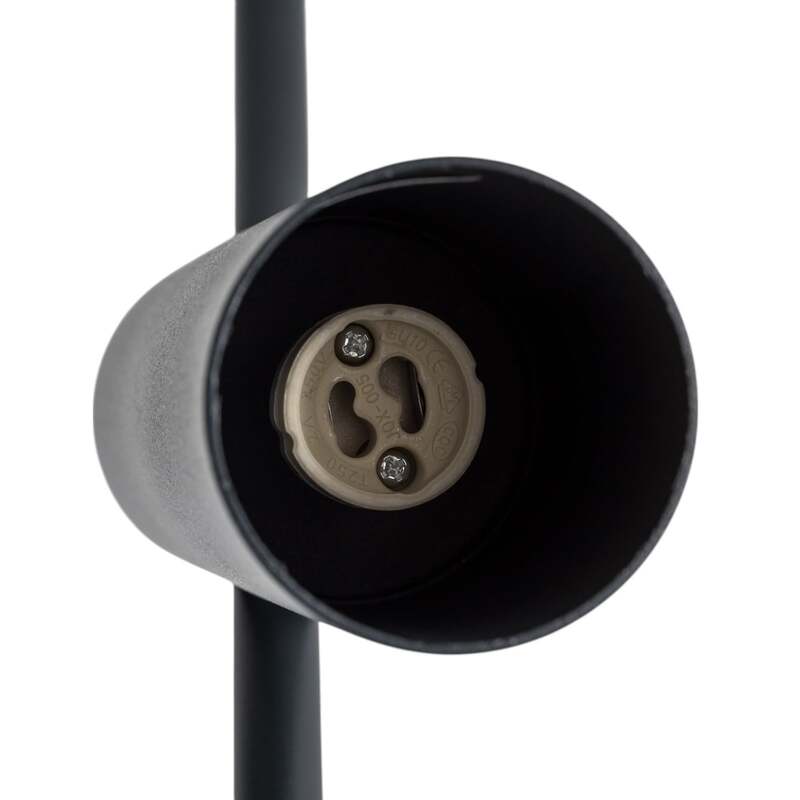Deckenspot Leda 2 anthrazit LED Deckenlampe dimmbar Stahl Höhe 55cm 2-flammig - 5902846810582