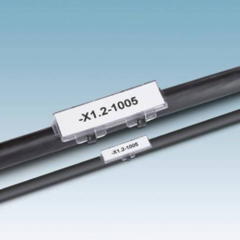 Phoenix Contact Kennzeichnungsträger KMK UV 40x17mm Kabelbinder 50 Stück PA - 4046356782692