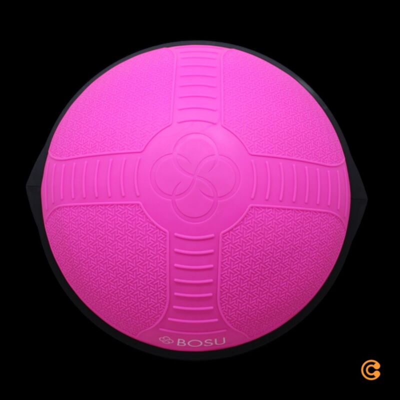 BOSU NexGen Balance Trainer Rosa 160 kg max Handpumpe inkl. Übungen DVD - 810077190258