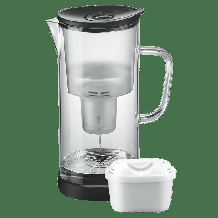 SILBERTHAL Wasser Filterkanne Glas Wasserfilter Kartusche Wasserfilter Kalk - 4260470462708