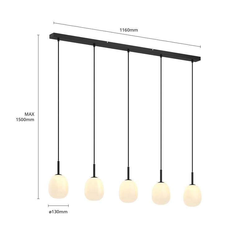 Lindby Etiena Pendelleuchte Deckenlampe Hängeleuchte Lampe G9 SIEHE TEXT/FOTO - 4251096573336