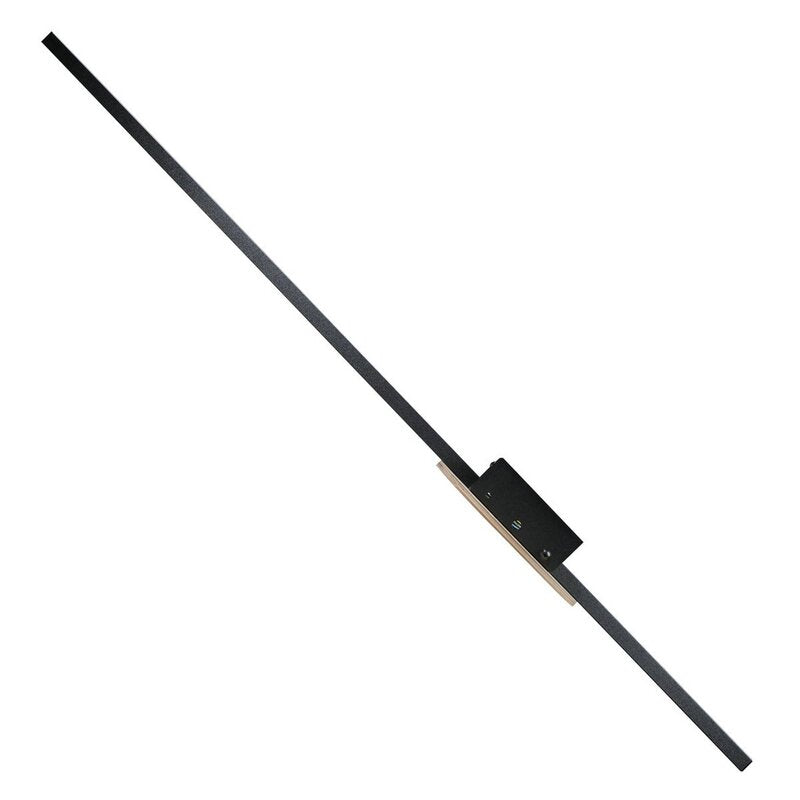 TK Lighting LED Wandlampe Leuchte Java II schwarz eiche Metall Höhe 93 cm - 5901780514419