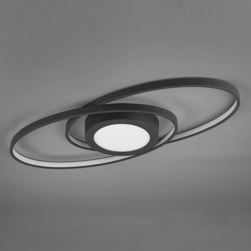 Reality Deckenleuchte Galaxy dimmbar LED anthrazit 57x23cm 3000K 3000lm Leuchte - 4017807446210