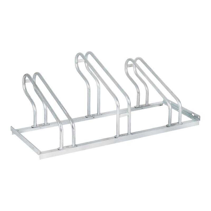STIER Fahrradständer für 3 Räder verzinkt Stahl Bügelparker Ständer 1050 mm - 4251709616979