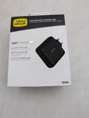B-Ware OTTERBOX USB Ladegerät 100W 4-fach USB PD Schwarz Ladegerät für iPhone Universal