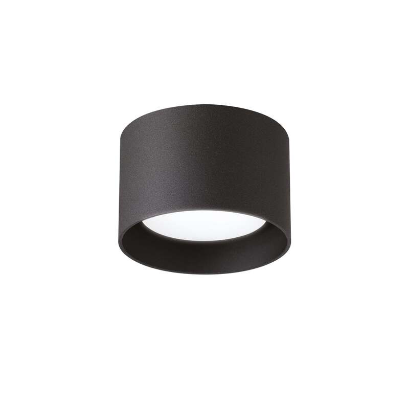Ideal Lux Downlight Spike Round LED Einbaustrahler Lampe schwarz Ø10cm 3000K - 8021696278704