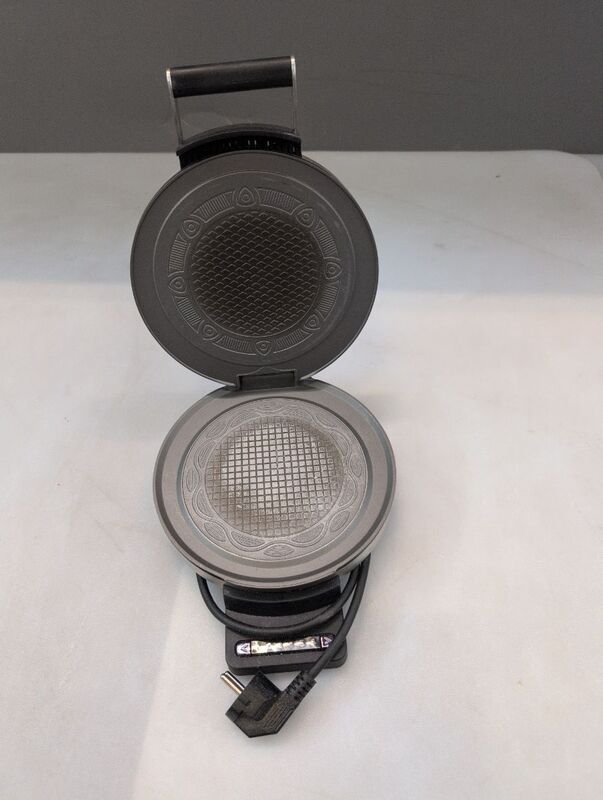 Graef Waffeleisen klappbar Edelstahl HE80 mit Antihaftbeschichtung 850W 2600g - 4001627001094