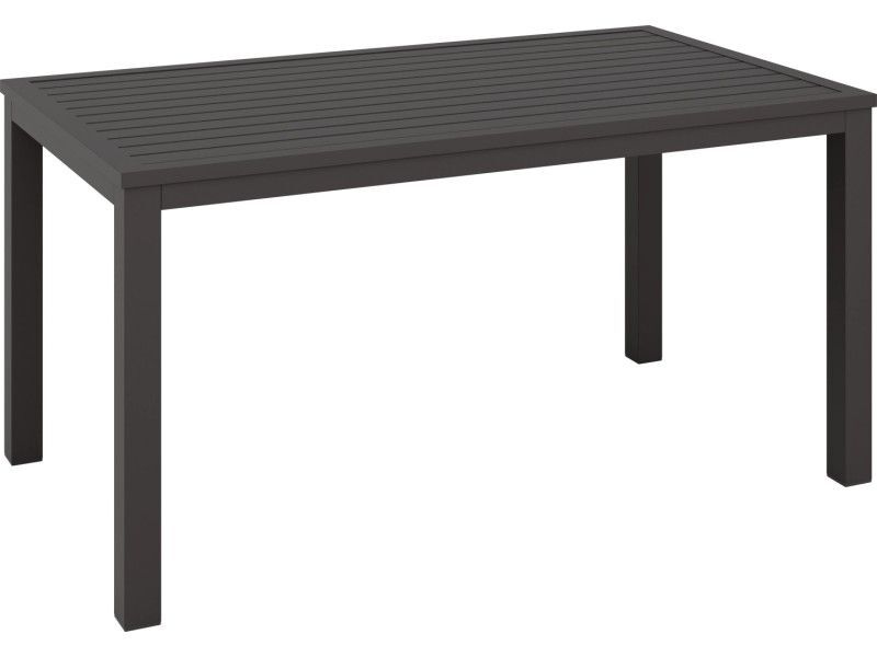 Esstischgruppe Invermay 4-teilig Tischgruppe Aluminium Akazienholz grau 43cm - 4007873331114