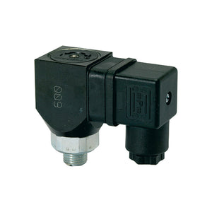 B-Ware Riegler Druckschalter Wechselkontakt drehbar Stahl verzinkt G 1/8 0,3-2 bar