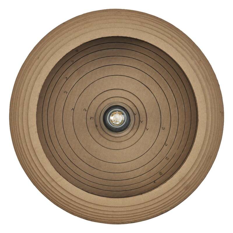 OSRAM Deckenleuchte DROP LED Lampe Leuchte dimmbar braun Ø40cm 20,5cm hoch - 4099854453144