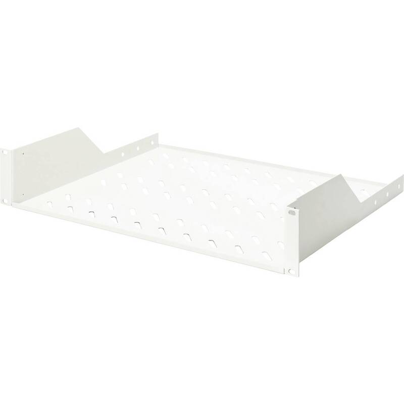 Digitus Netzwerkschrank-Fachboden 19 Zoll 2 HE Lichtgrau ab 450mm Blech grau - 4016032275091