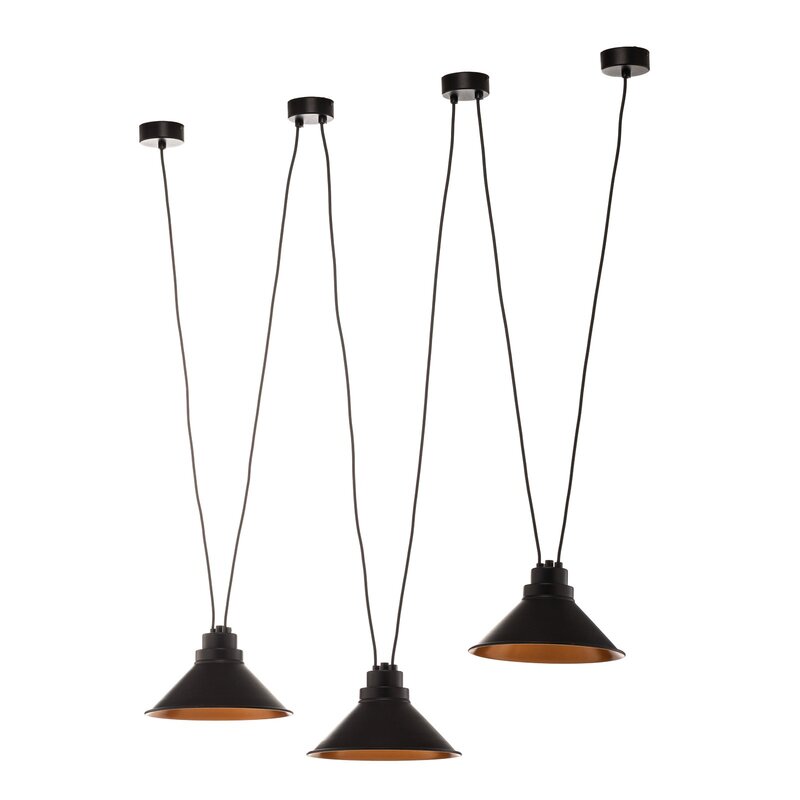 Nowodvorski-Lighting Hängelampe Perm III schwarz variabel montierbar Lampe Spot - 5903139914697