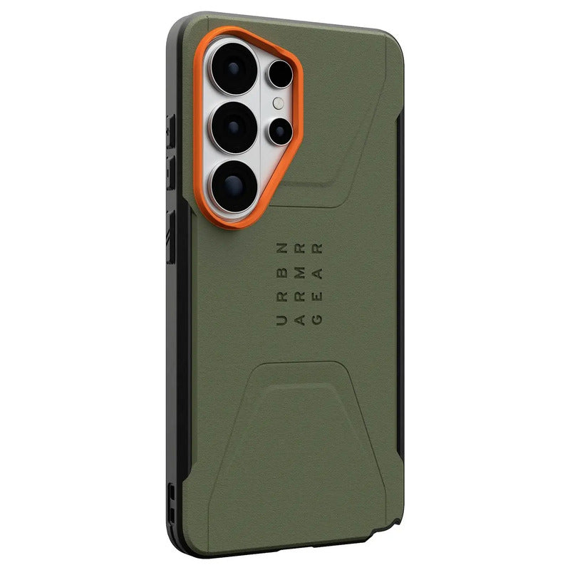 Urban Armor Gear Civilian LT Case Samsung Galaxy S26 Oliv rutschfest MagSafe - 0840283927560