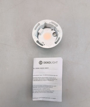 B-Ware Deko Wandleuchte LED Alwaid 4,8W dimmbar warmweiß Aluminium 3000K IP20 Ø71mm