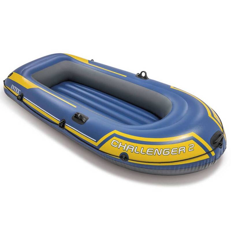 Intex - Bootset -Challenger 2 Schlauchboot Boot Luftpumpe 2 Paddel bis 170 kg703 - 6941057463674