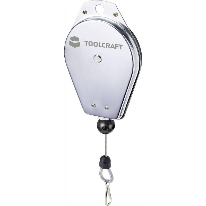 TOOLCRAFT Federzug Seilauszug 2m Tragkraft max. 3kg - 4064161190198