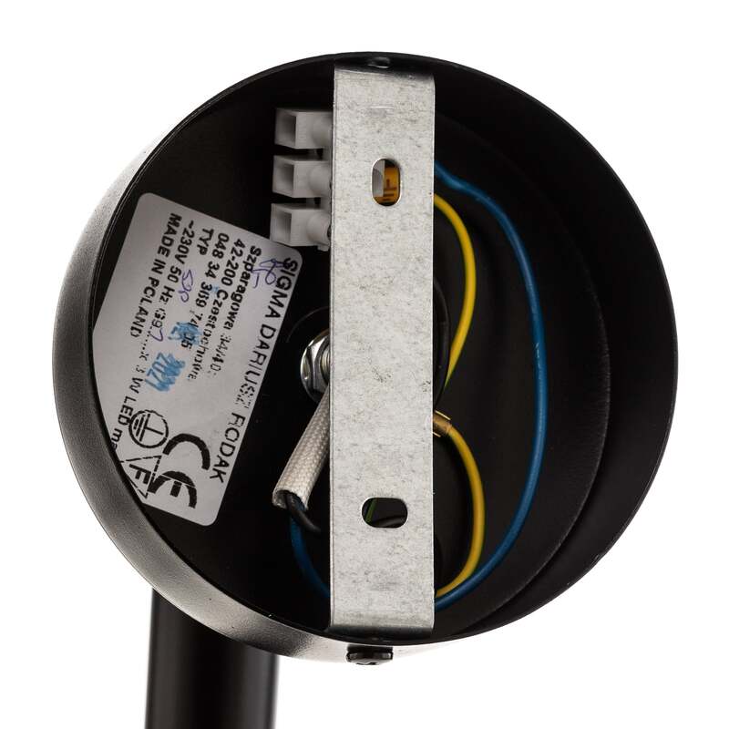 Wandleuchte Sopel LED Wandlampe dimmbar schwarz Stahl 15x10cm moderne Leuchte - 5907554411267