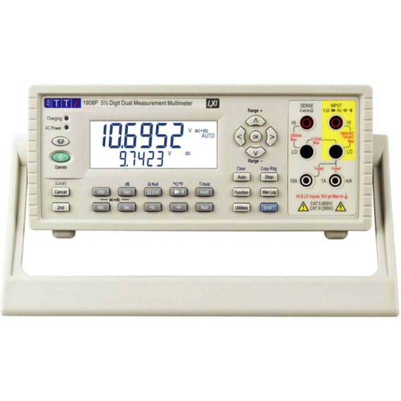Aim TTi 1908P Tisch-Multimeter Messgerät Datenlogger CAT II 600V CAT III 300V - 4053199924974