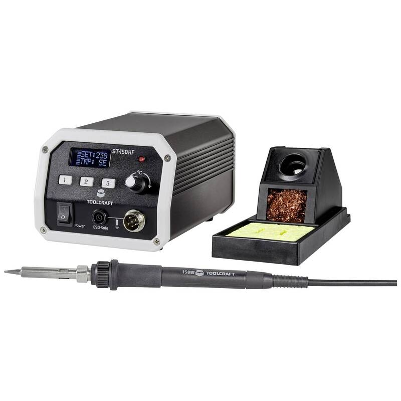 Toolcraft ST-150 HF Hochfrequenz-Lötstation digital 150 W 50 bis 480 °C - 4053199516568