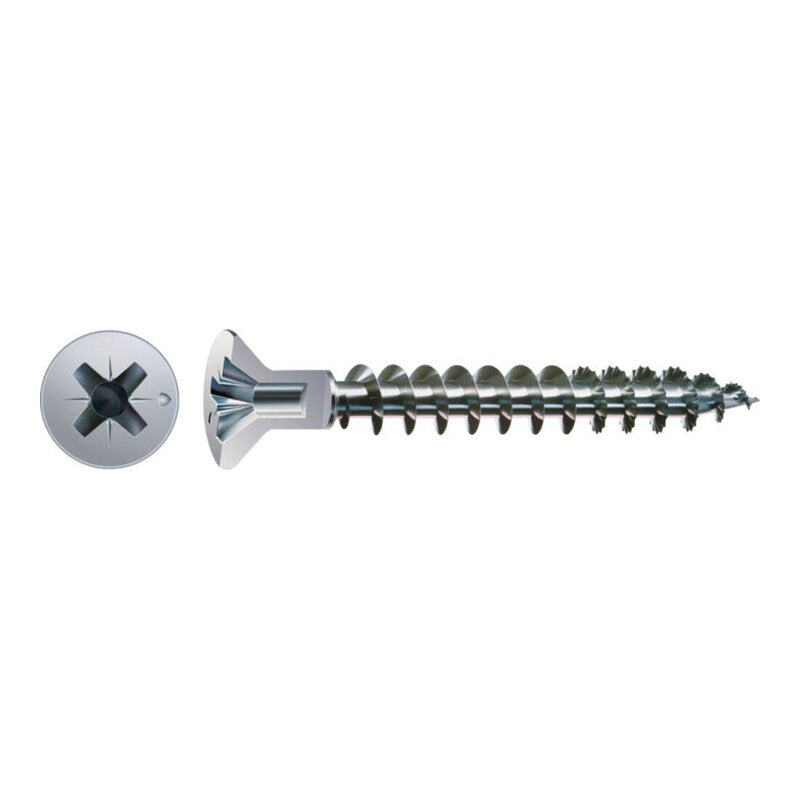 SPAX Universalschraube Holz Senkkopf Kreuzschlitz Z 4,5x20mm WIROX A3J 1000 St. - 4003530017094