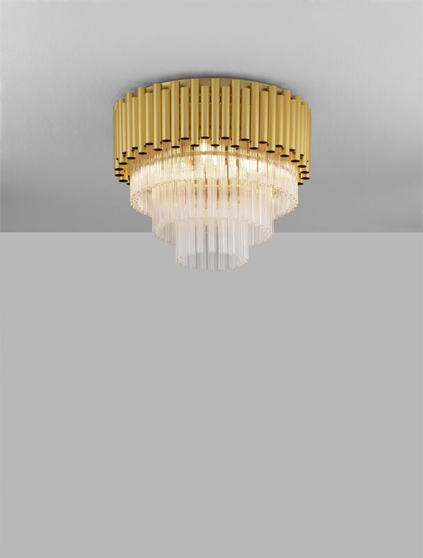 Nova Luce Deckenleuchte Deckenlampe MAGNOLIA Gold E14 LED 5fach dimmbar Lampe - 5212017434999
