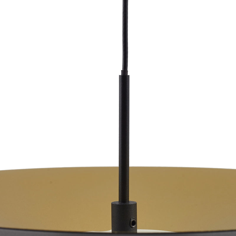 Lindby Hängeleuchte Norvind LED Pendelleuchte dimmbar schwarz 6-flammig 120x25cm - 4251911791754