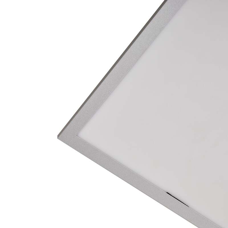Lindby LED Deckenlampe Deckenleuchte Livel Lampe Leuchte silber 40x40cm 4000K - 4251096528367