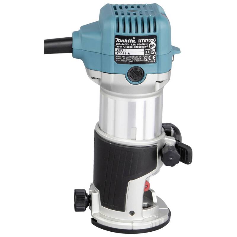 Makita Multifunktionsfräse RT0702CX2J Fräse 710W Handwerkzeug Tischlerwerkzeug - 88381752695