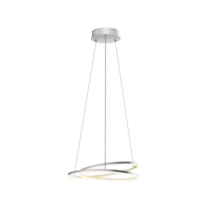 Lindby Davian LED-Hängeleuchte Hängeleuchte Deckenlampe Lampe 37W dimmbar nickel - 4251096563726