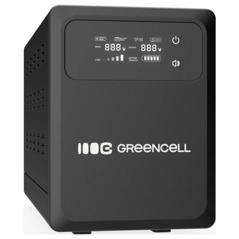 Green Cell USV Notstromversorgung Stromausfall Schwarz Powercore SIEHE TEXT/FOTO - 5904326376601