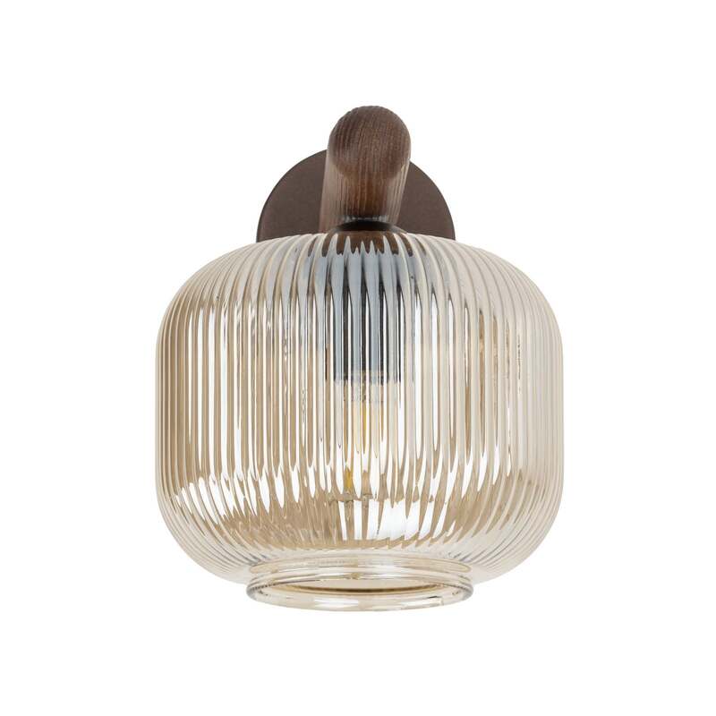 TK-Lighting Wandleuchte Salvia LED Wandlampe dimmbar braun cognac 20cm Höhe - 5906135110674