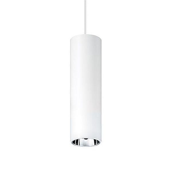 Zumtobel Panos LED-Hängeleuchte Ø 7cm weiß/alu Hängelampe Lampe Leuchte Spot - 4053167353331