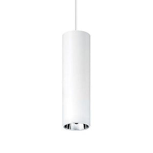 B-Ware Zumtobel Panos LED-Hängeleuchte Ø 7cm weiß/alu Hängelampe Lampe Leuchte Spot