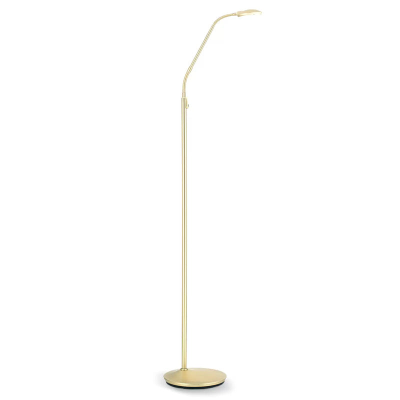 ORION Stehlampe Standleuchte LED messing matt Lichtfarbe wechselbar Stahl Cobra - 9003090257478
