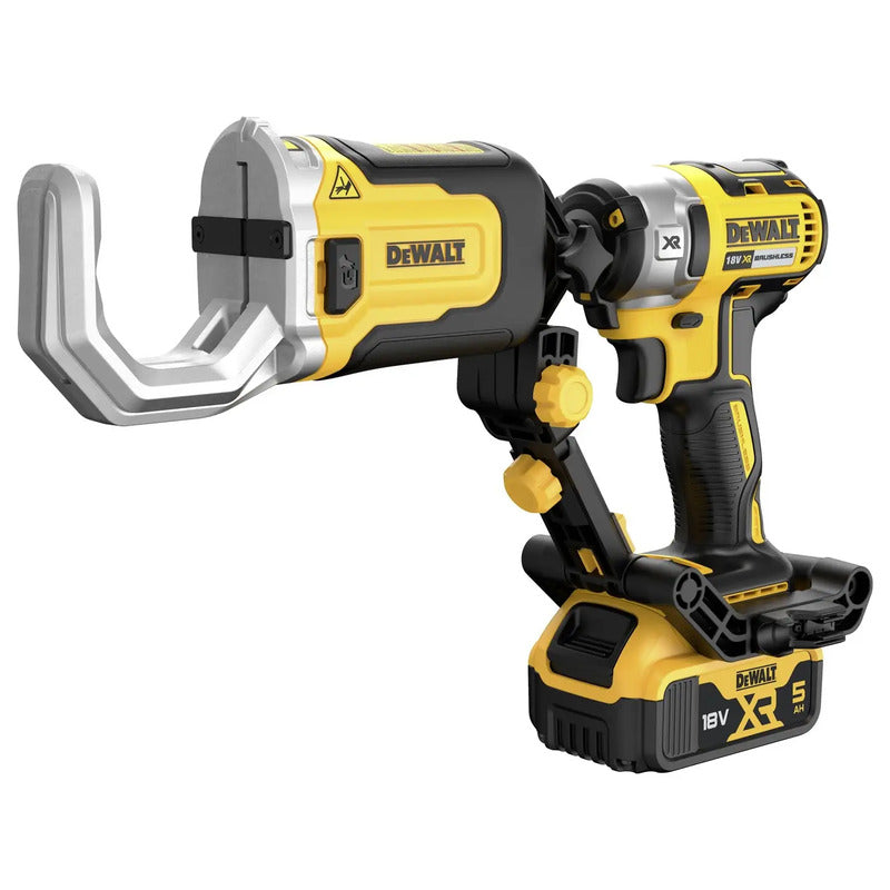 Rohrschneidervorsatz DeWalt für PE-Rohre 50mm schlagfest mit V-Profilmesser - 5054905300760