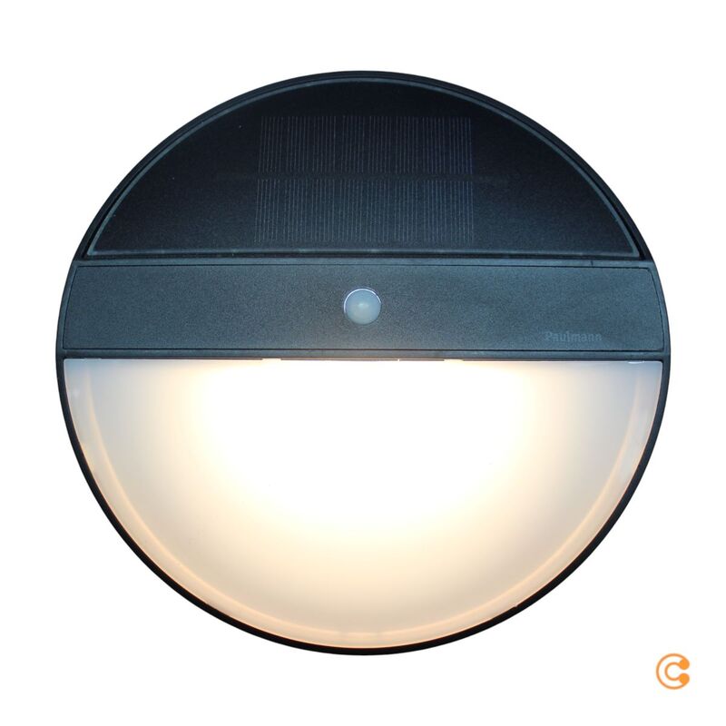 Paulmann Wandleuchte Wandlampe Solarleuchte Bewegungsmelder Elois anthrazit LED - 4000870942642