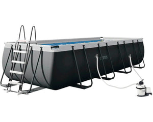 B-Ware Intex Aufstellpool Framepool eckig 549x274x132cm Gartenpool inkl. Filteranlage