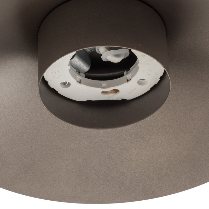 Wandleuchte Lume LED Wandlampe dimmbar braun Metall 30,5cm Höhe 23cm 32cm tief - 5906135113224