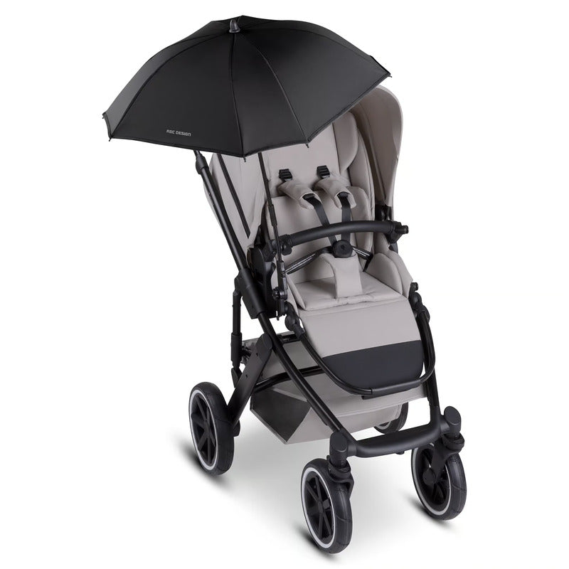 ABC Design Sonnenschirm Sunny Coal für Kinderwagen UV-Schutz 50+ schwarz leicht - 2000587220608