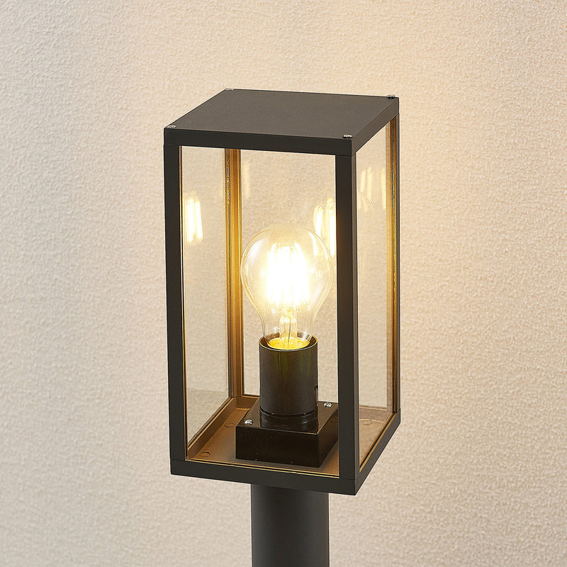 Lindby Wegeleuchte Filimon LED Gartenlampe Pollerleuchte dimmbar anthrazit 80cm - 4251096575897