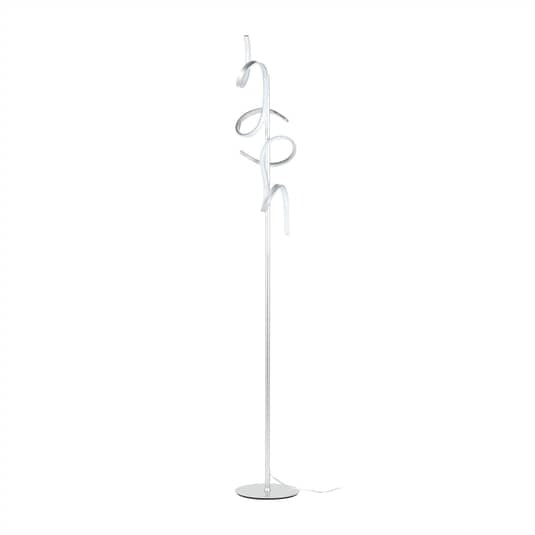 Lindby Zaylee LED-Stehlampe mit Dimmer silber Stehleuchte Standleuchte Lampe 834 - 7620096