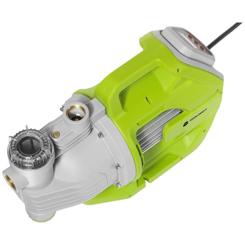 TOOLCRAFT AUTOMATIK GARTENFILTERPUMPE 6000 l/h 53 m Förderhöhe IPX4 1300 W - 4064161310138