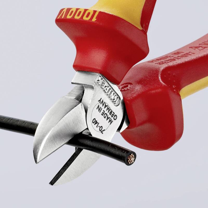 Knipex Seitenschneider VDE 140mm Präzisionswerkzeug Vanadium Elektrostahl Zange - 4003773040293