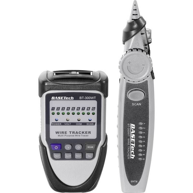 Basetech BT-300 WT Leitungsmessgerät Kabel- und Leitungssucher Kabelsucher Gerät - 4016138861280
