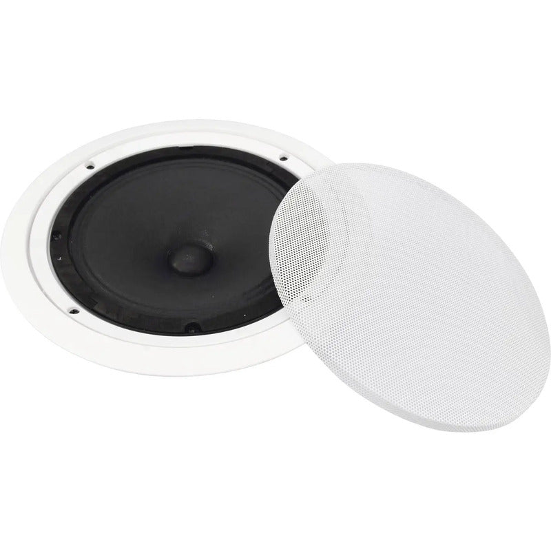 Omnitronic Einbaulautsprecher Lautsprecher 10W IPX0 Weiß 27.5cm 85mm 1 Stück - 4026397308297