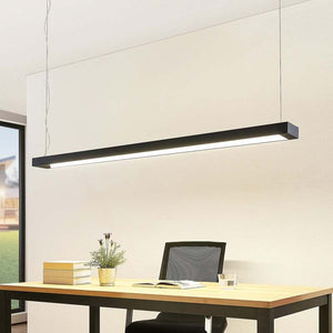 B-Ware Arcchio LED Pendelleuchte Hängelampe Cuna schwarz Bürobeleuchtung Aluminium