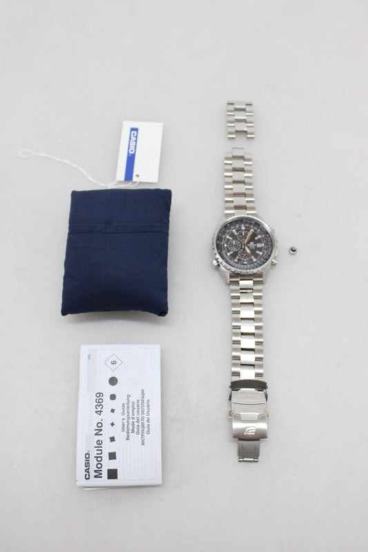 Casio Armbanduhr Analoguhr Uhr Herrenuhr Edelstahl Mineralglas DEFEKTWARE - 4971850416180