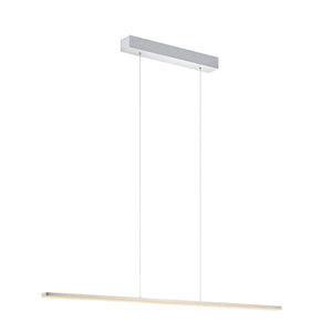 B-Ware quitani Pendelleuchte Hängelampe LED Aluminium Grau dimmbar Margita 118 cm CCT